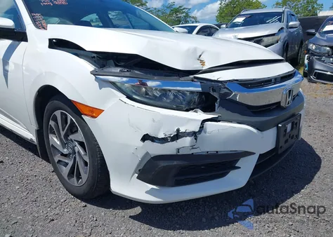 2018 Honda Civic Ex z USA, uszkodzony, nr VIN 2HGFC2F72JH531622